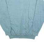 HANES Womens Blue San Francisco Crew Neck M Cotton Blend Sweatshirt Casual