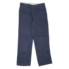 DICKIES 874 Workwear Mens Trousers Blue Regular Straight W34 L30