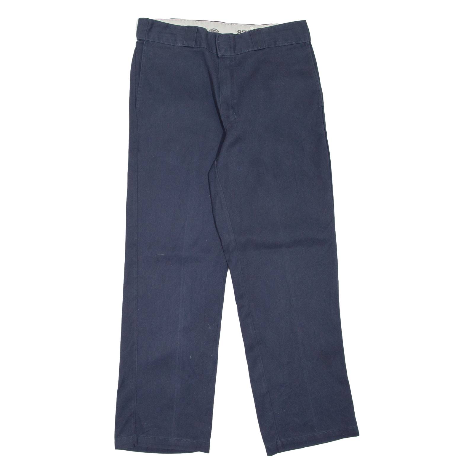 DICKIES 874 Workwear Mens Trousers Blue Regular Straight W34 L30