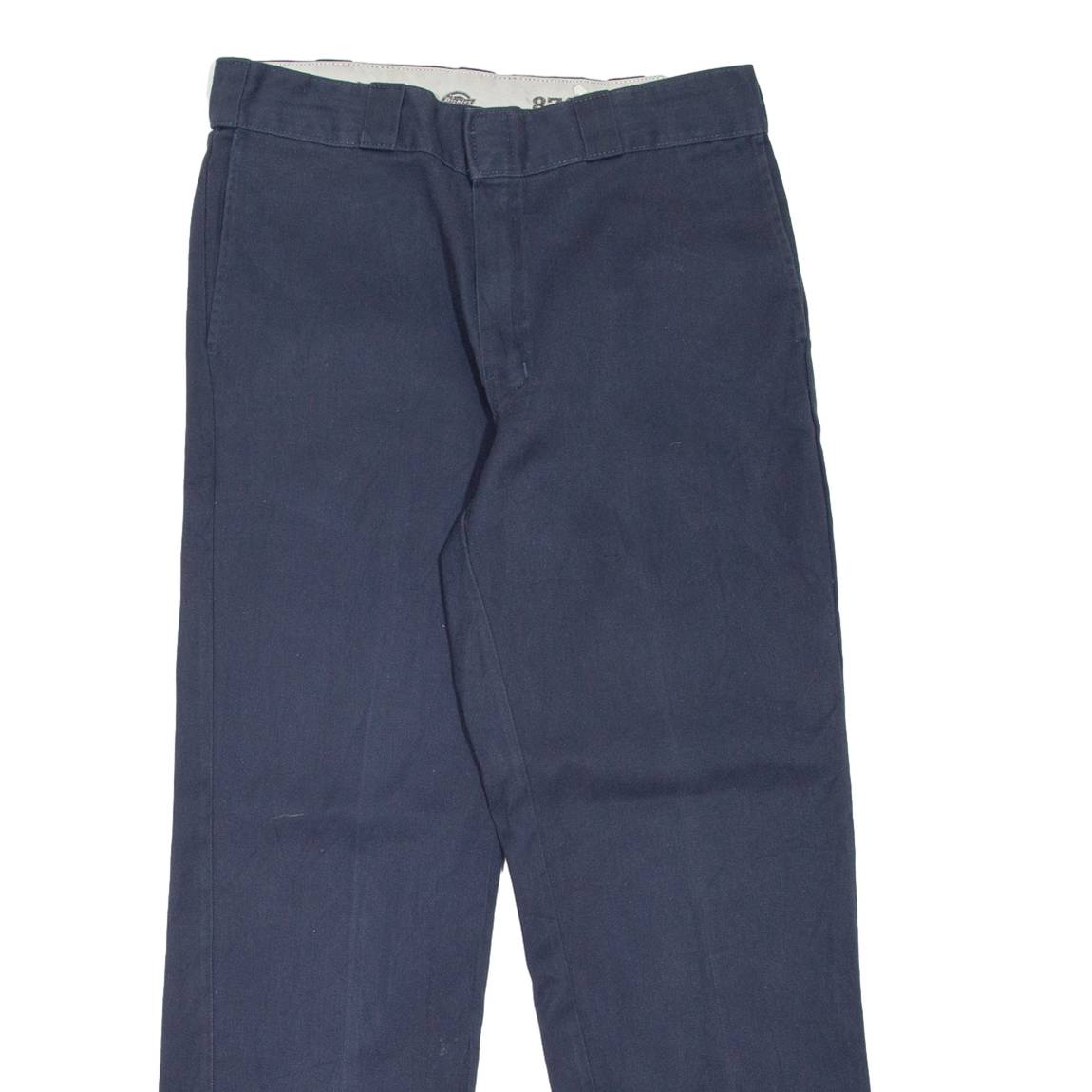 DICKIES 874 Workwear Mens Trousers Blue Regular Straight W34 L30