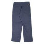 DICKIES 874 Workwear Mens Trousers Blue Regular Straight W34 L30
