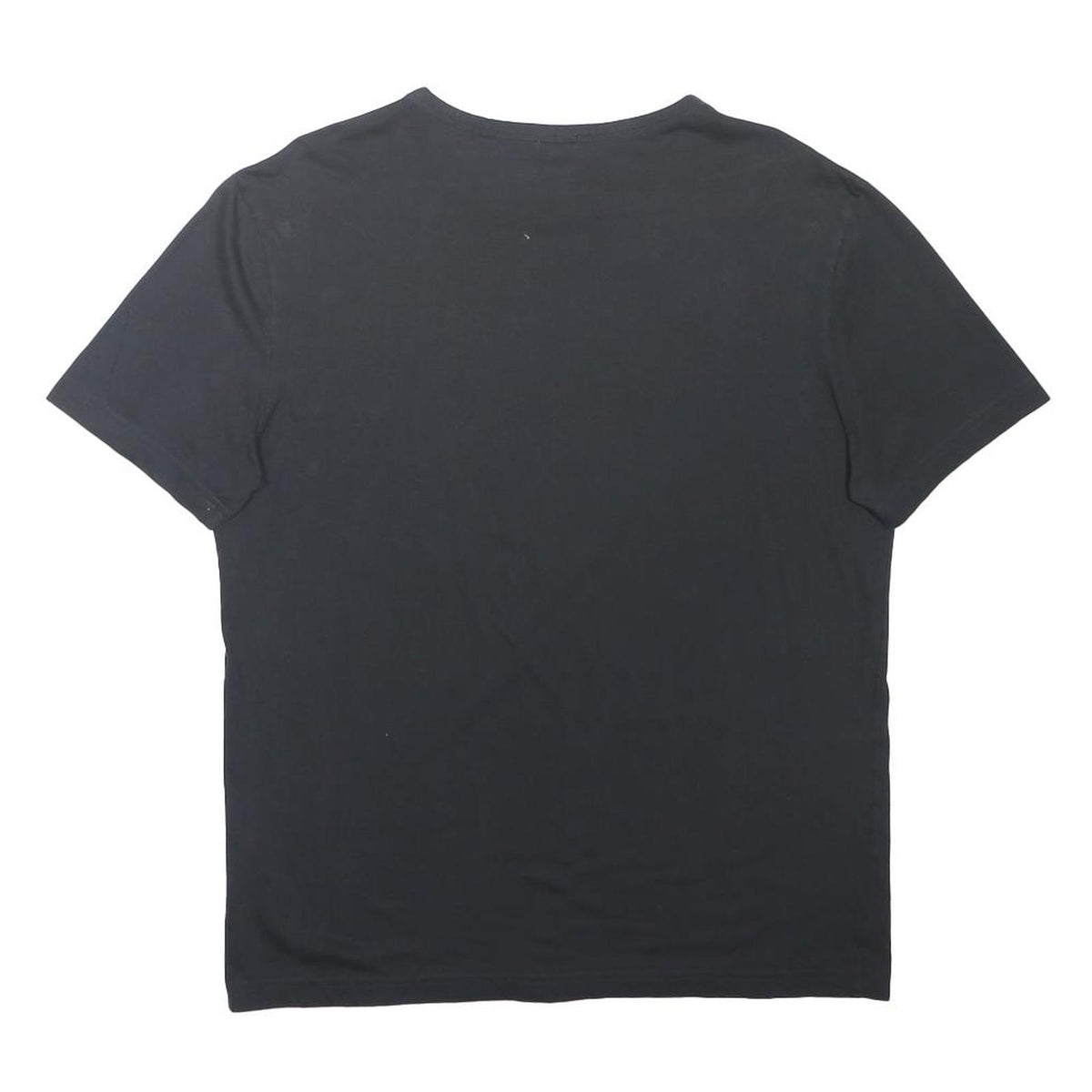 BOSS Mens Black L Cotton Blend T-Shirt Short Sleeve Crew Neck Logo