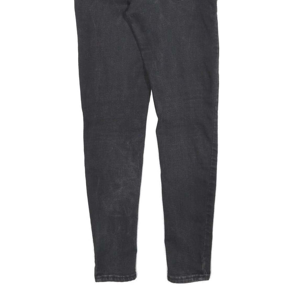 LEVI'S 535 Womens Slim Black Denim Dark W27 L30 Stretch Skinny Jeans