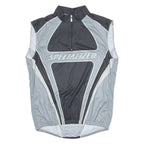 SPECIALIZED Cycling Mens Jersey Grey Sleeveless 1/4 Zip 3XL