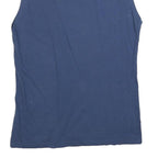 LEE COOPER Mens Blue Sleeveless Crew Neck Graphic T-Shirt S Cotton Blend