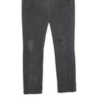 LEVI'S Womens Mid Rise Skinny Jeans Black Regular Denim W28 L32 Stretch Comfort