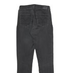 LEVI'S Womens Mid Rise Skinny Jeans Black Regular Denim W28 L32 Stretch Comfort