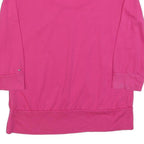 TOMMY HILFIGER Womens Pink Plain Basic Top 3/4 Sleeve Scoop Neck M Casual