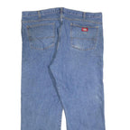 DICKIES Mens Jeans Blue Relaxed Straight Denim Medium W44 L30 Durable Workwear
