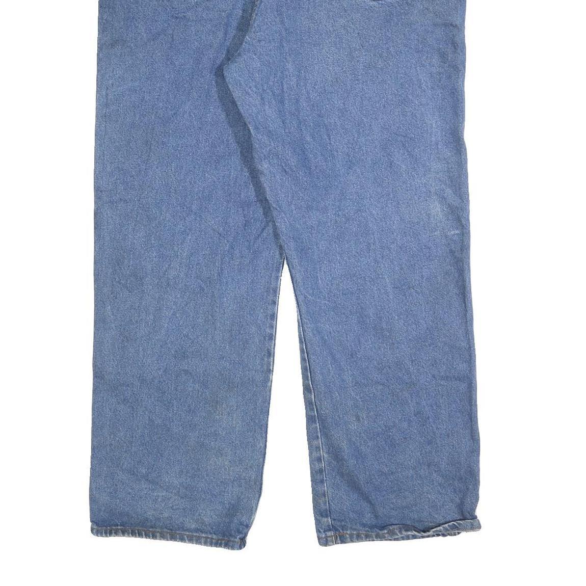 DICKIES Mens Jeans Blue Relaxed Straight Denim Medium W44 L30 Durable Workwear