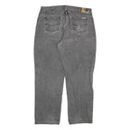 DICKIES Mens Grey Regular Fit Straight Denim Jeans W38 L30 Workwear Zip Closure