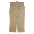 CARHARTT Mens Beige Regular Fit Straight Leg Cotton Trousers W38 L30 Workwear