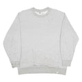ADIDAS Mens Grey Sweatshirt Crew Neck L Cotton Blend Casual Pullover