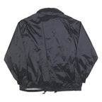 GARRY SPORT Mens Black Jacket L Polyester Blend Plain Zip Sportswear Casual