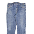 LEVI'S 505 Mens Jeans Blue Regular Straight Denim Medium W38 L32 Classic Zip