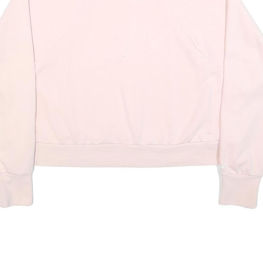 NIKE Womens Pink 2XL Crew Neck Sweatshirt Cotton Blend Pullover Casual Wear