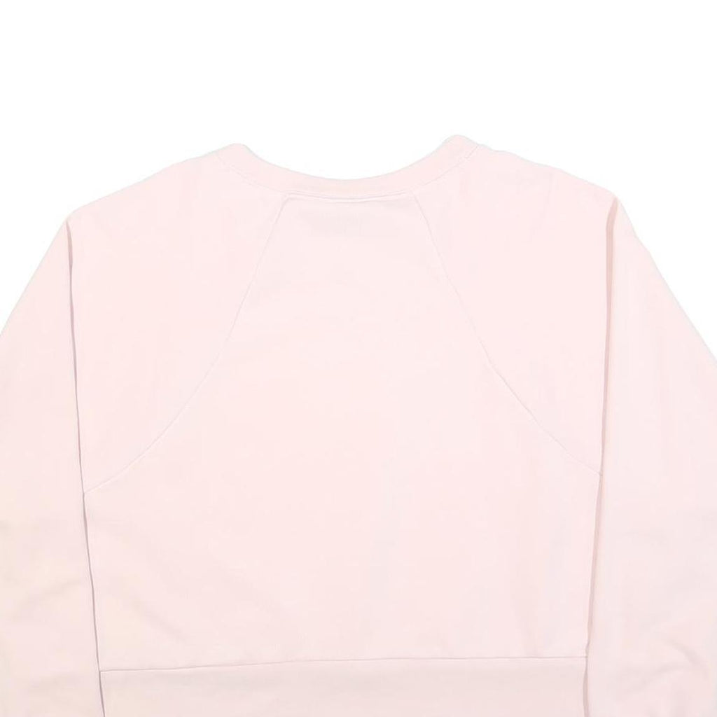 NIKE Womens Pink 2XL Crew Neck Sweatshirt Cotton Blend Pullover Casual Wear