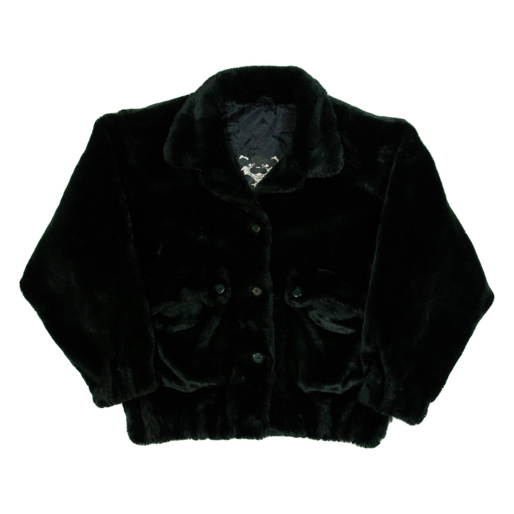 SAINT-PHIL Teddy Fleece Womens Jacket Green 80s L