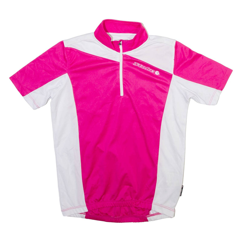 STOKE Womens Jersey Pink 1/4 Zip XS
