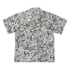 LASER BY GATSBY Mens Shirt Black 90s Crazy Pattern L
