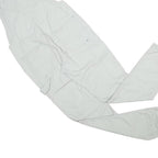 LIBERTY Womens White Cotton Dungarees Regular Fit Plain M W32 L32 Casual Style