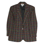 FUNDAMENTAL THINGS Womens Multi Colour Checked Jacket UK 8 Polyester Blend