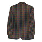 FUNDAMENTAL THINGS Womens Multi Colour Checked Jacket UK 8 Polyester Blend