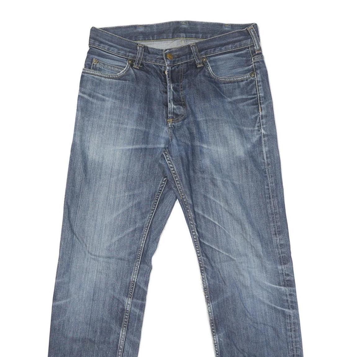 CARHARTT Mens Jeans Blue Regular Straight Denim Medium W29 L29 Classic Fit