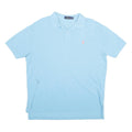 POLO RALPH LAUREN Mens Blue Short Sleeve Polo Shirt XL Classic Cotton Casual