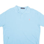 POLO RALPH LAUREN Mens Blue Short Sleeve Polo Shirt XL Classic Cotton Casual