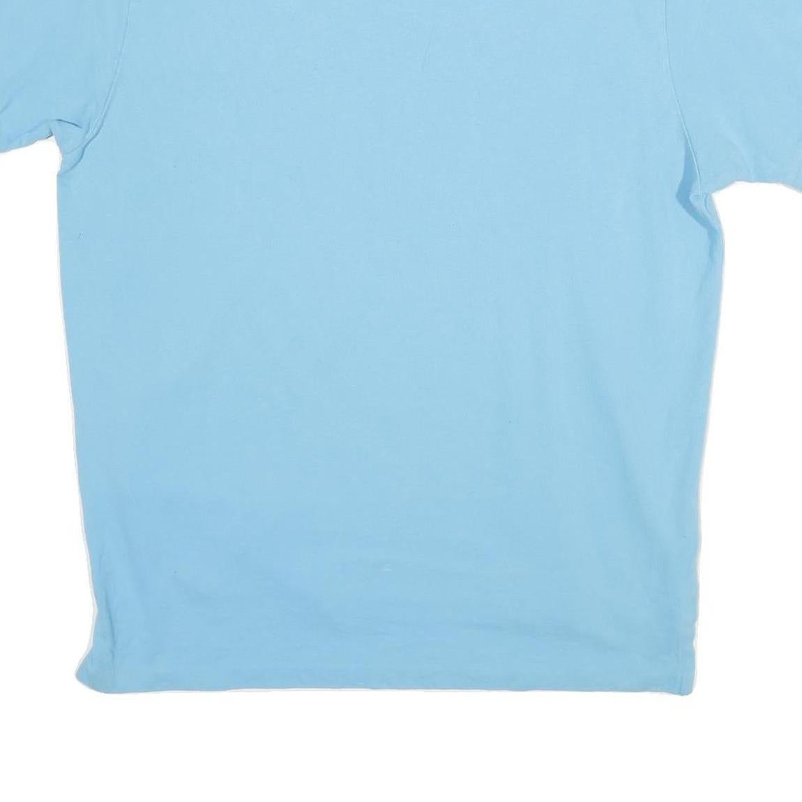 POLO RALPH LAUREN Mens Blue Short Sleeve Polo Shirt XL Classic Cotton Casual