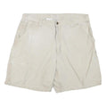 CARHARTT Womens Shorts Beige Casual L W36 Cotton Blend Workwear