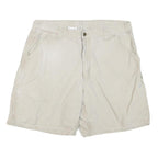 CARHARTT Womens Shorts Beige Casual L W36 Cotton Blend Workwear