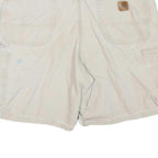 CARHARTT Womens Shorts Beige Casual L W36 Cotton Blend Workwear