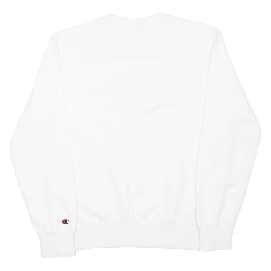 CHAMPION Mens Sweatshirt White M