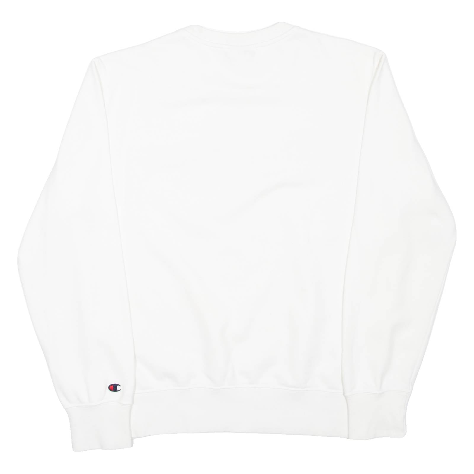 CHAMPION Mens Sweatshirt White M