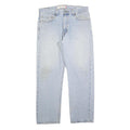 LEVI'S 505 Mens Jeans Blue Regular Straight Denim Light W34 L30 Classic Zip
