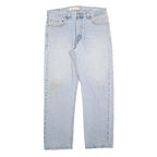 LEVI'S 505 Mens Jeans Blue Regular Straight Denim Light W34 L30 Classic Zip