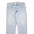 LEVI'S 505 Mens Jeans Blue Regular Straight Denim Light W34 L30 Classic Zip
