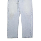 LEVI'S 505 Mens Jeans Blue Regular Straight Denim Light W34 L30 Classic Zip