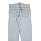 LEVI'S 505 Mens Jeans Blue Regular Straight Denim Light W34 L30 Classic Zip