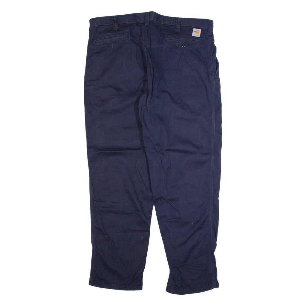 CARHARTT Workwear Mens Trousers Blue Regular Straight W40 L32
