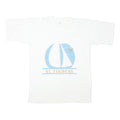 BEACH CLUB Mens White St. Thomas Sailboat Graphic T-Shirt L Short Sleeve Crew