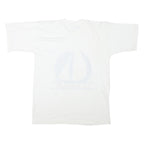 BEACH CLUB Mens White St. Thomas Sailboat Graphic T-Shirt L Short Sleeve Crew