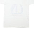 BEACH CLUB Mens White St. Thomas Sailboat Graphic T-Shirt L Short Sleeve Crew