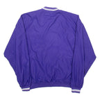 REEBOK James Madison Basketball Training Mens Sweatshirt Purple V-Neck USA S