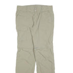 COLUMBIA Womens Polyester Blend Beige Regular Fit Straight Trousers W32 L32