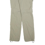 COLUMBIA Womens Polyester Blend Beige Regular Fit Straight Trousers W32 L32