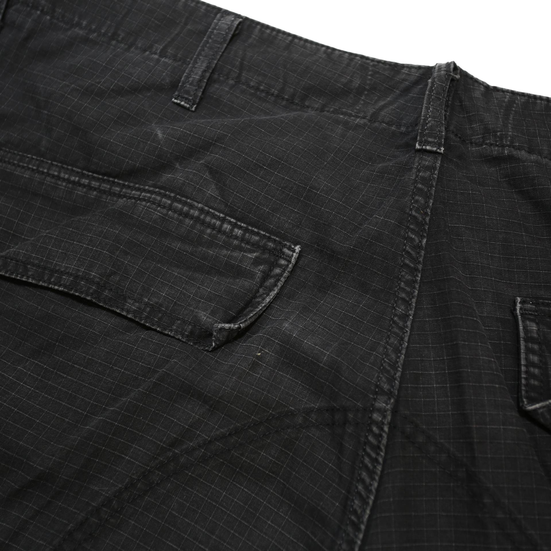 CARHARTT Mens Black Cargo Shorts XL W38 Durable Cotton Workwear