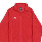 HELLY HANSEN Womens Red Fleece Jacket S Polyester Zip Casual Outdoor Warmth